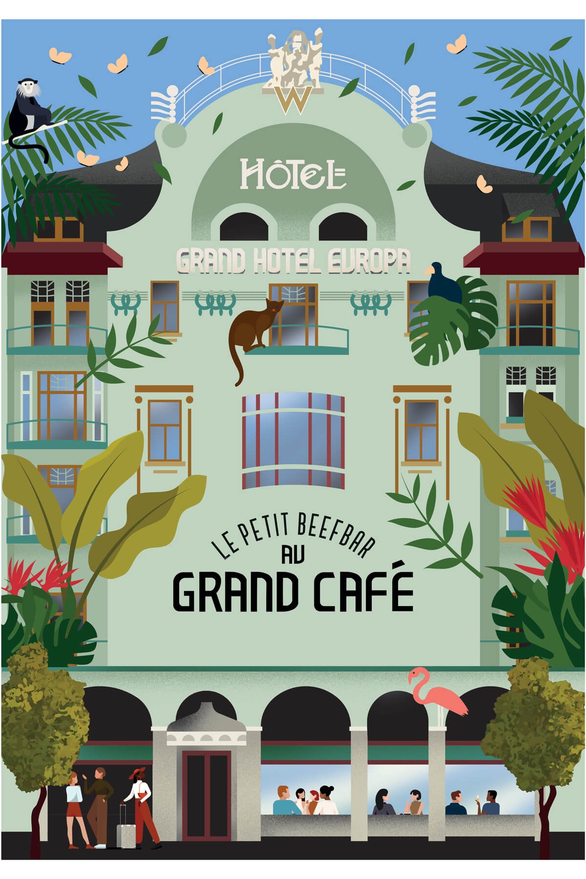 le-petit-beefbar-prague-illustration-artist