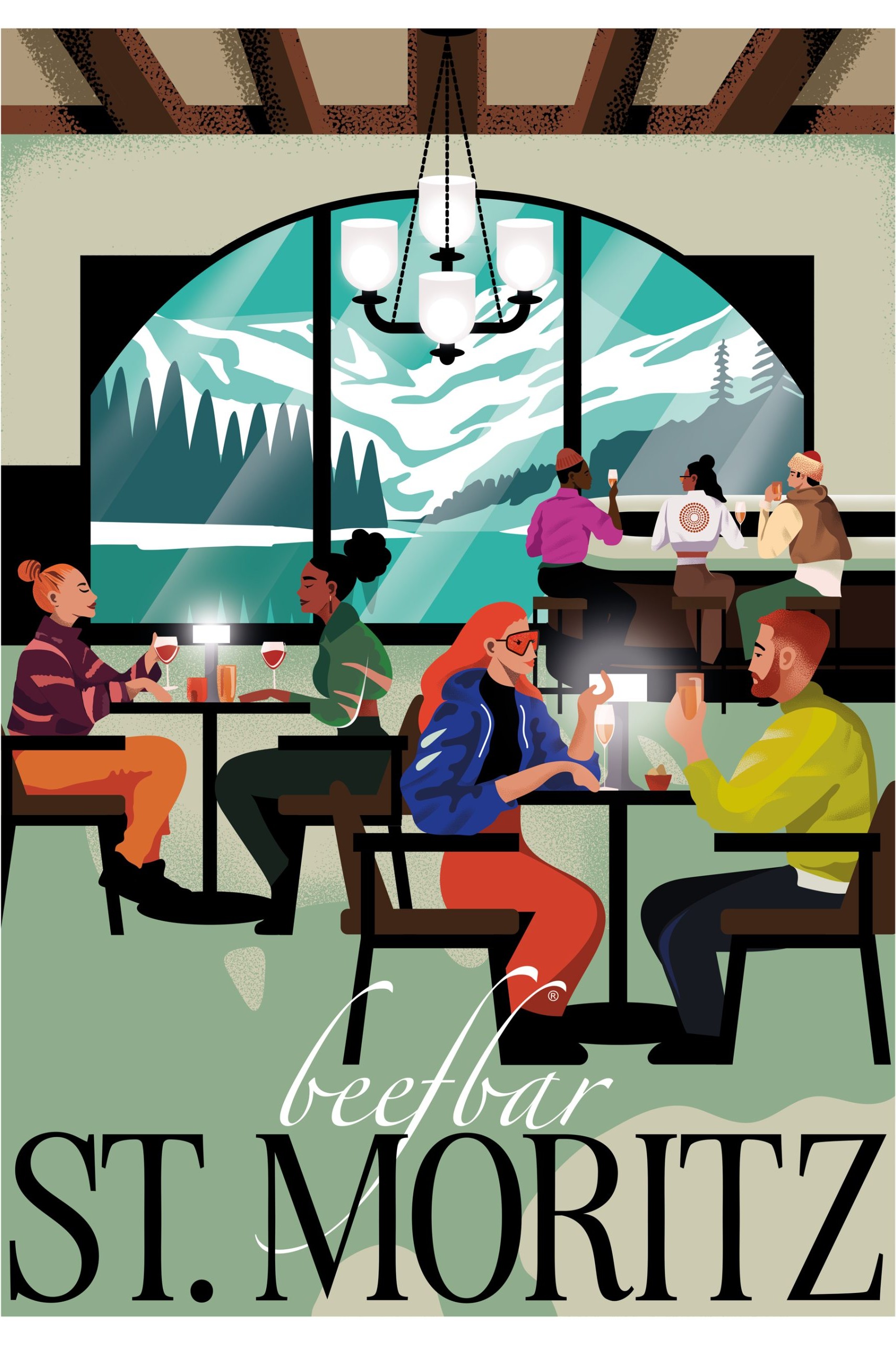 illustration beefbar st moritz